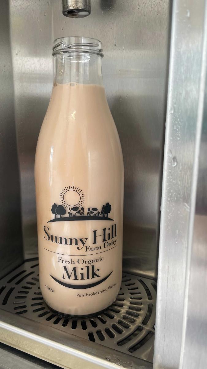 Milk Vending Machine at Sunny Hill Farm