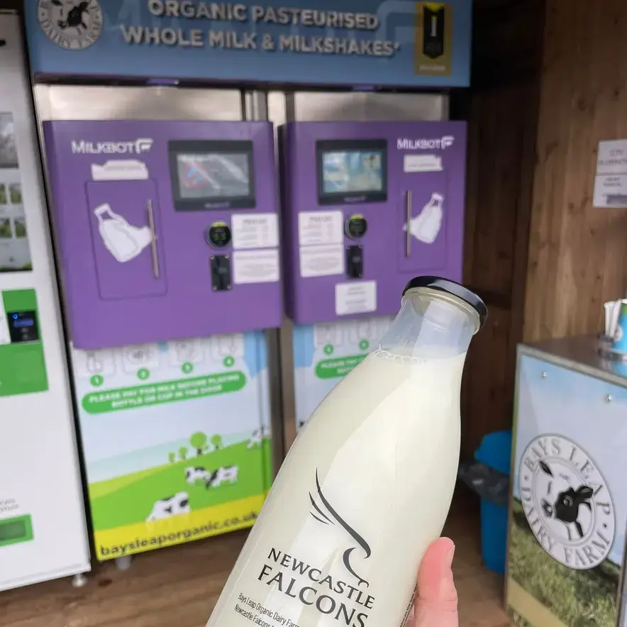 Milk Vending Machine at Heddon on the WHeddon on the Wall, Newcastle-Upon-Tyne