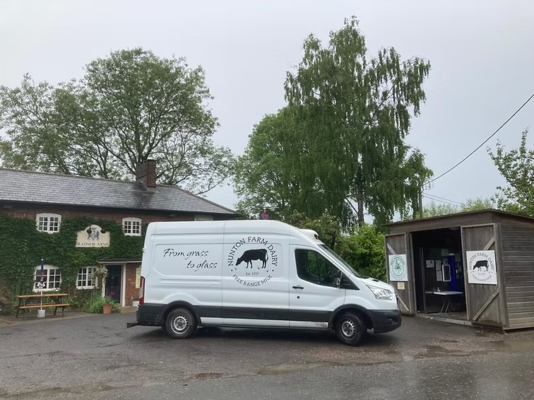 Milk Vending Machine at The Radnor Arms Vending Machine