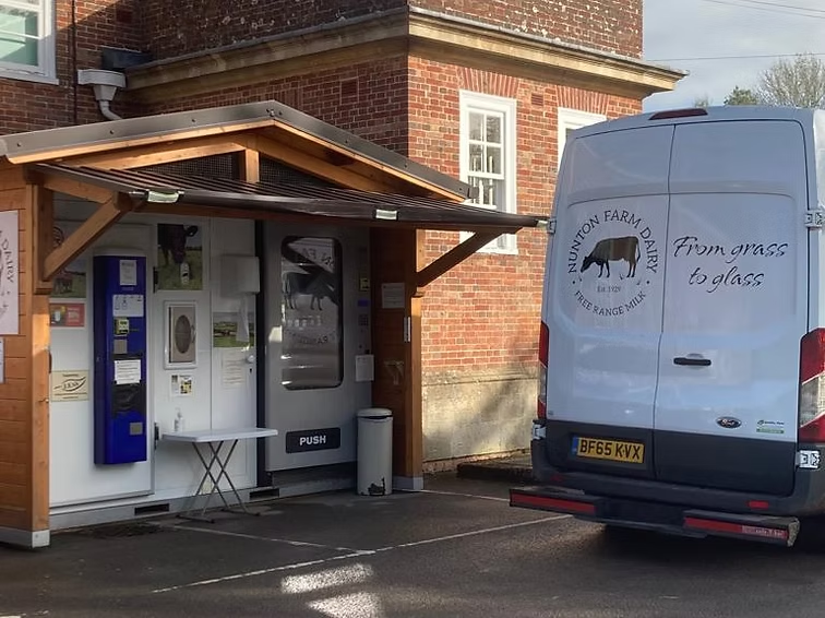 Milk Vending Machine at Wilton Vending Machine